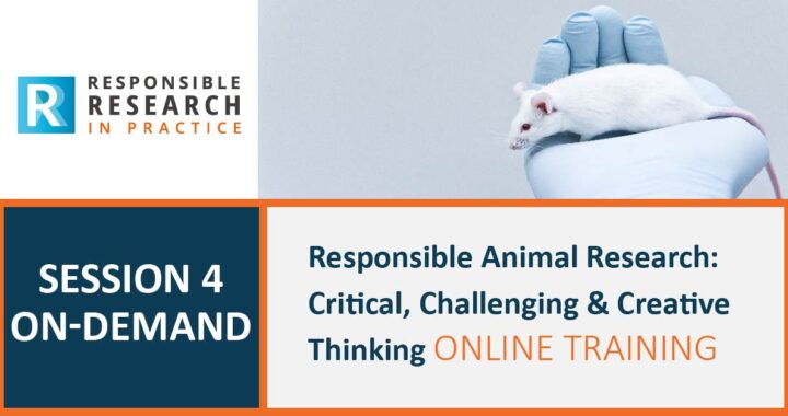 On-demand Training: Animal Welfare & Refinement in Practice. This is session 4 from our Responsible Animal Research Course.