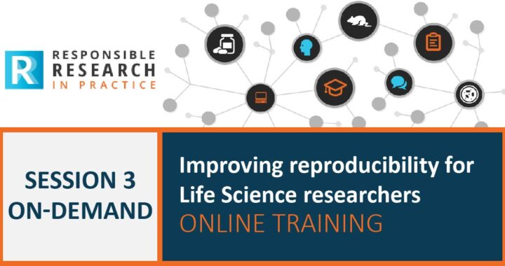 On-demand training: Identifying the best research model? Improving reproducibility series session 3.